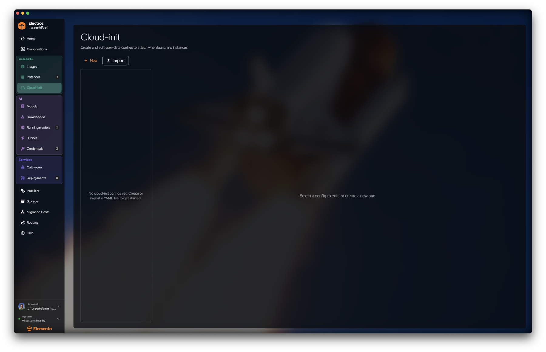 Cloud-init empty library