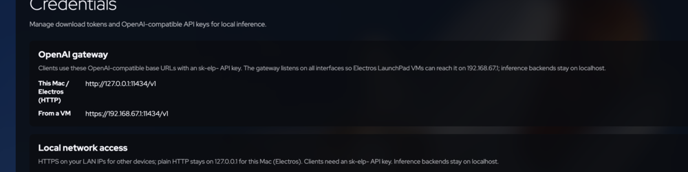 Gateway base URLs